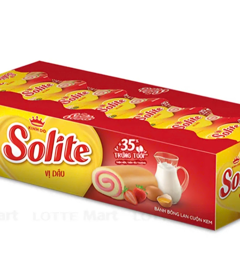 Bánh Solite dâu ..giá 37.00/ khay