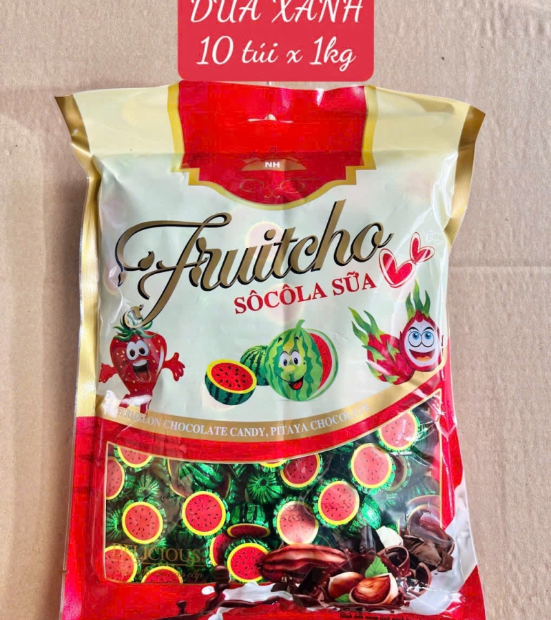 KẸO SOCOLA DƯA HẤU - túi 1kg