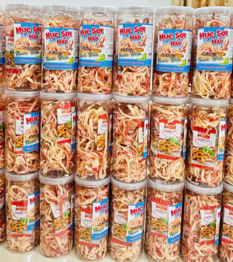 mực hấp nước dừa - 300g