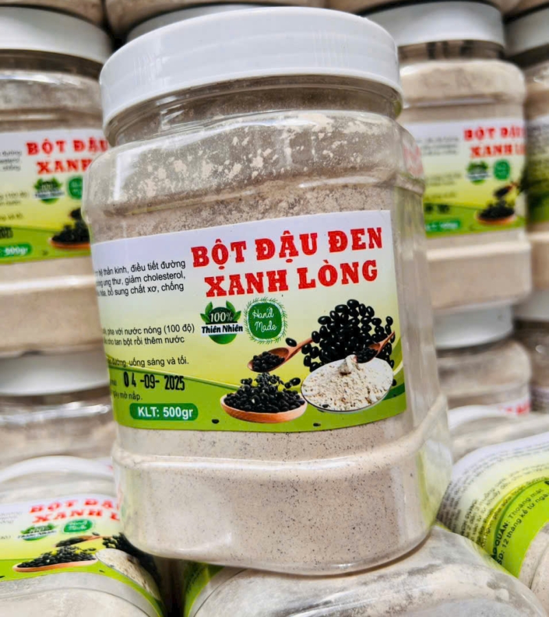 BỘT ĐẬU ĐEN XANH LÒNG  500G