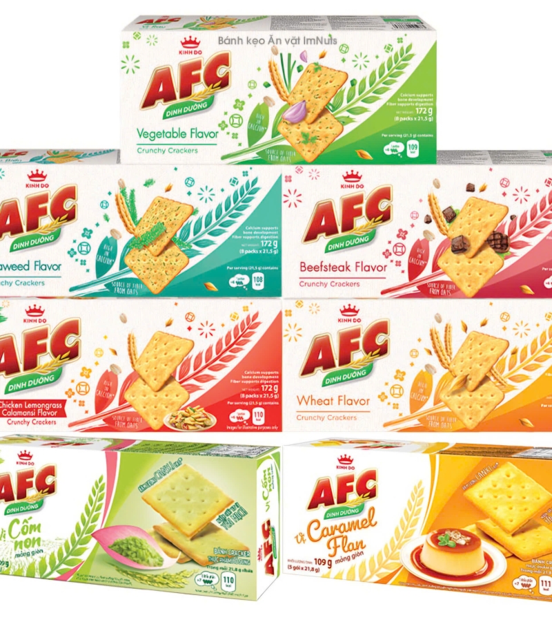Bánh AFC ..giá 23.000/hộp