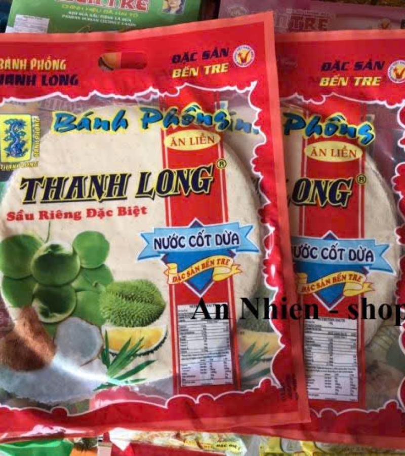 Bánh phồng sữa Thanh Long ..giá 25.000/túi