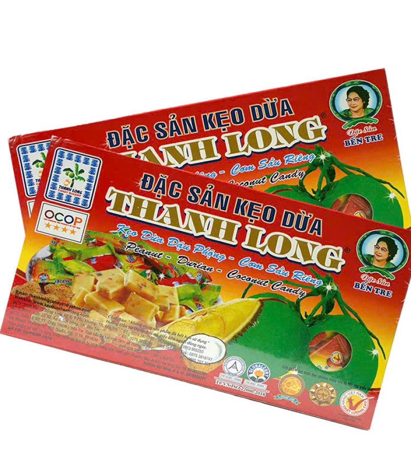 Kẹo dừa Thanh Long 400g ..giá 40.000/hộp