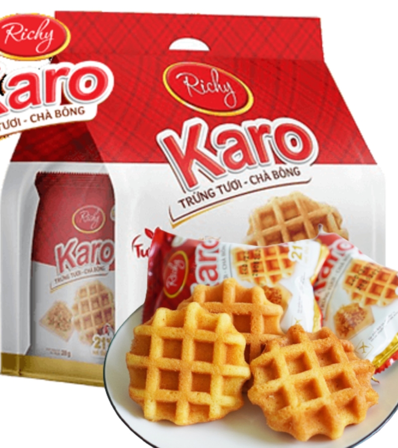BÁNH KARO CHÀ BÔNG