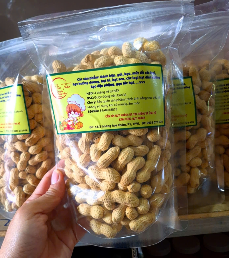 ĐẬU PHỘNG SỮA 17.000/túi ..37.000/ túi lớn.. 94.000/kg