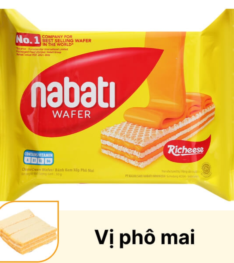BÁNH NABATI - VỊ PHÔ MAI