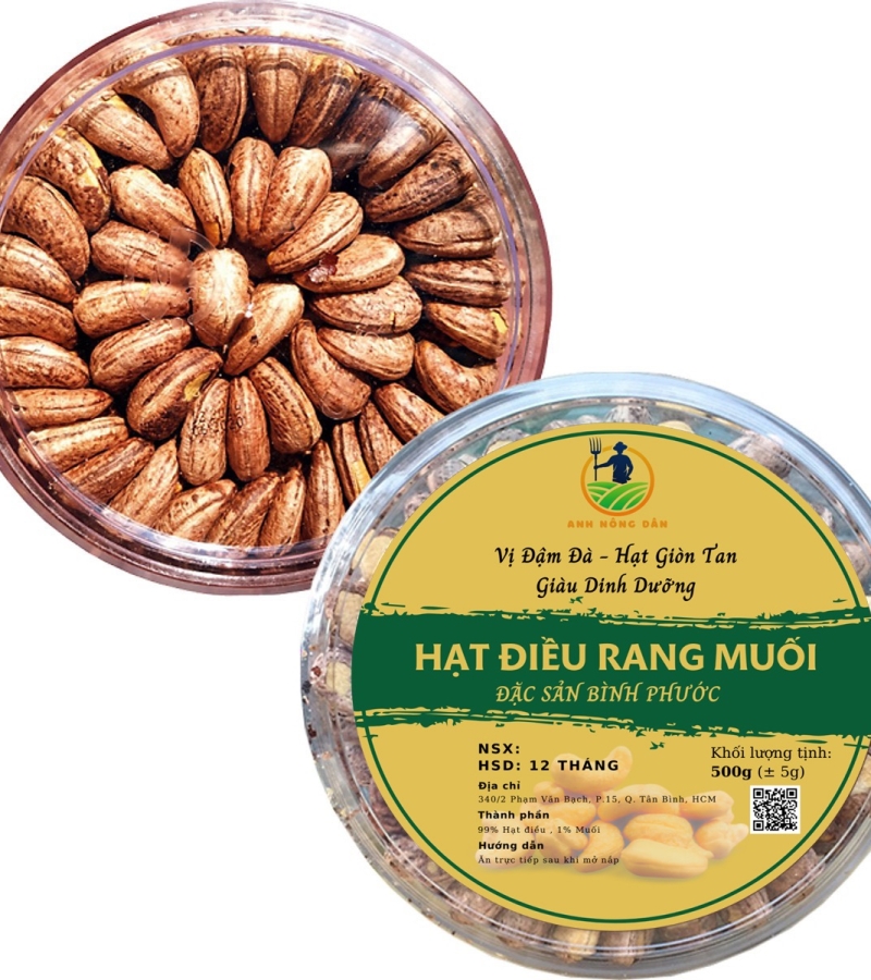 HẠT ĐIỀU XẾP 500G