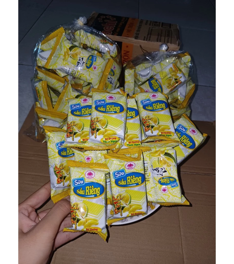BÁNH XỐP SẦU RIÊNG - ĐỨC HƯNG