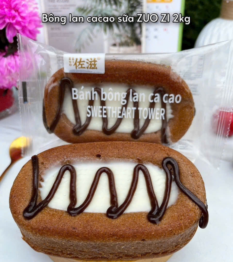 BÁNH BÔNG LAN CACAO  giá 300.000/thùng