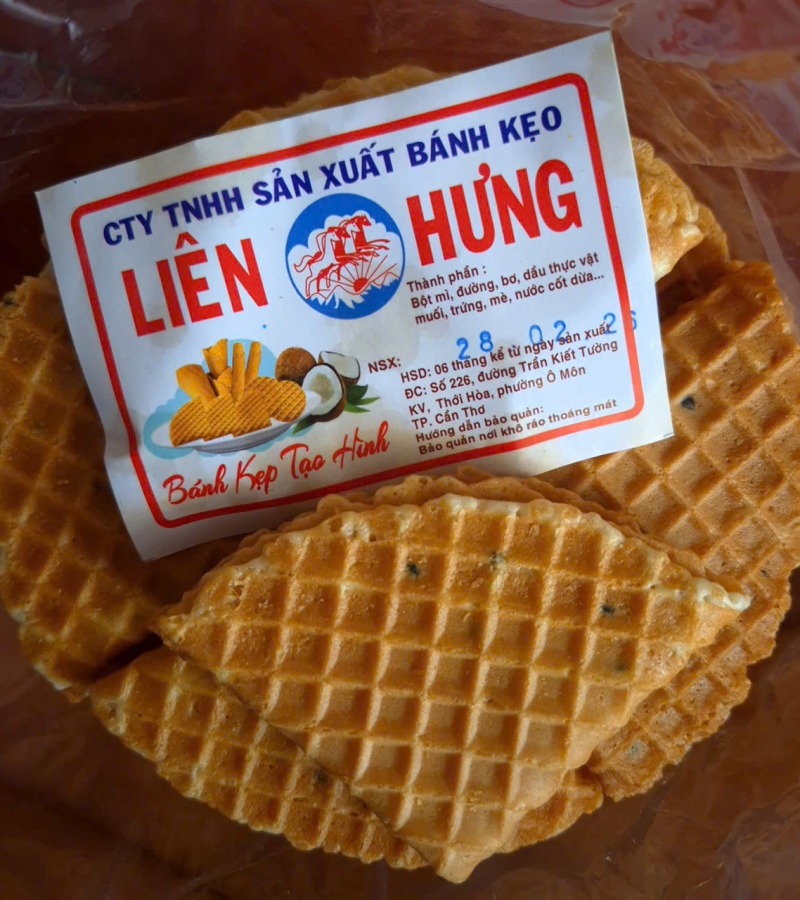 BÁNH KẸP XẾP 500G
