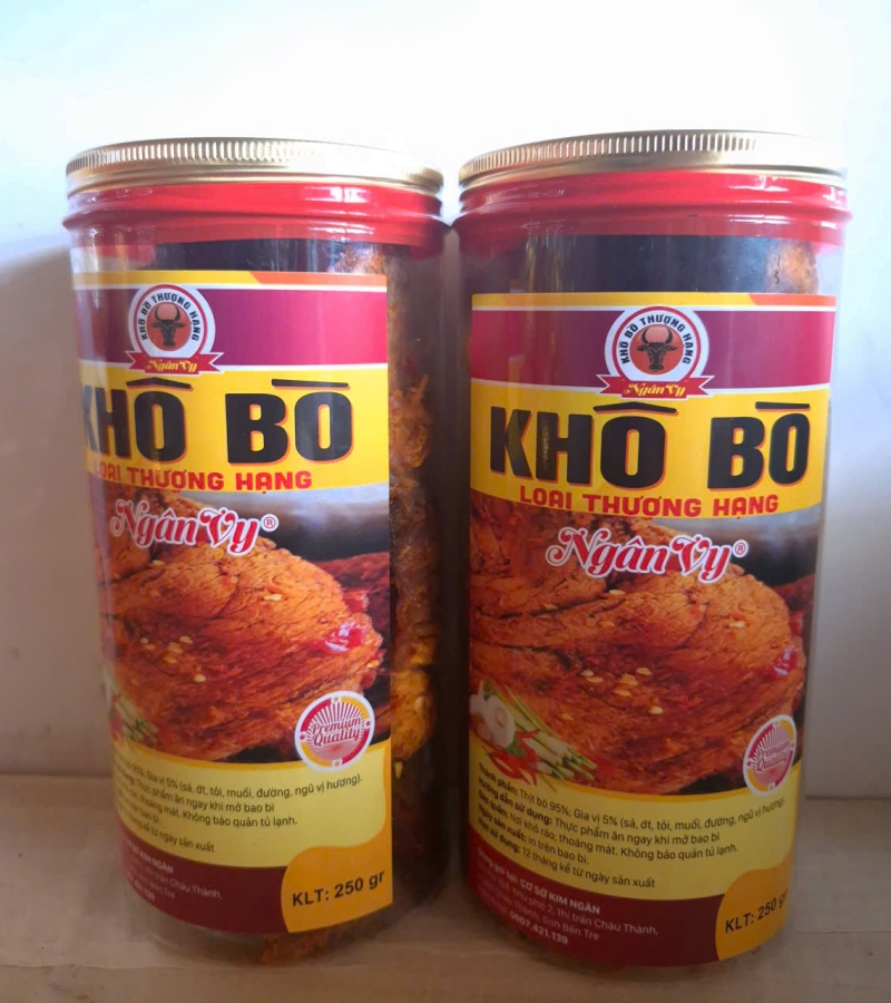 KHÔ BÒ NGÂN VY { hủ lớn ] 10 TẶNG 1